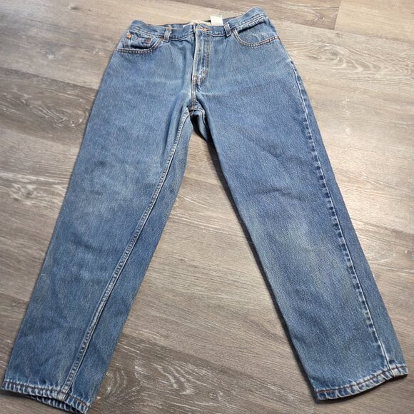 Women’s Levi’s 550 Classic Relaxed Tapered Jeans – Size 12 Short - Picture 1 of 9